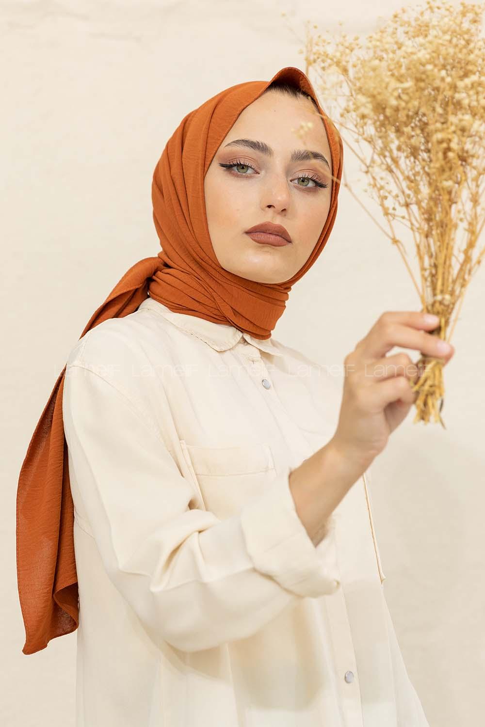 Modalamelif Lidya Şal Açık Kiremit