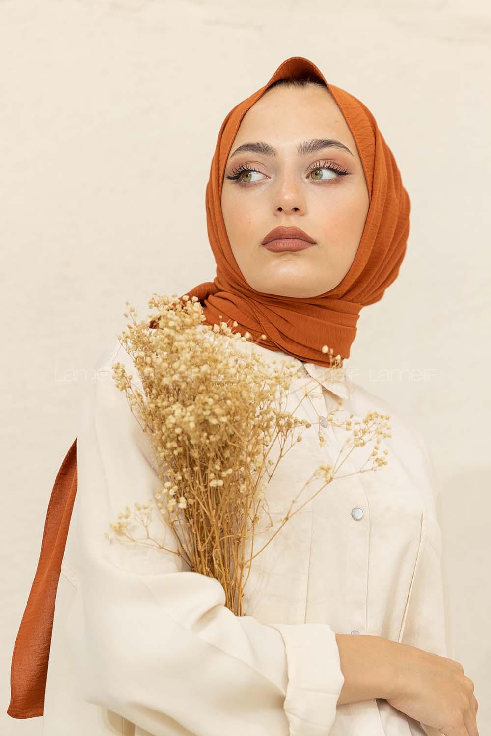 Modalamelif Lidya Şal Açık Kiremit