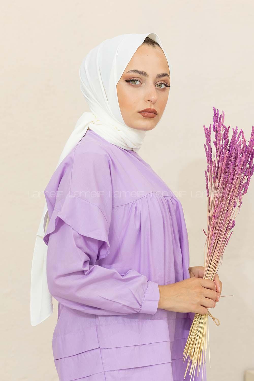 Modalamelif Lidya Şal Beyaz