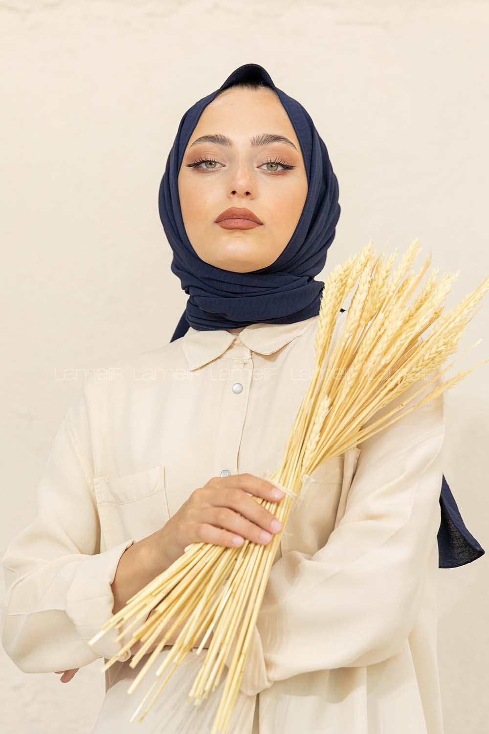 Modalamelif Lidya Şal Lacivert