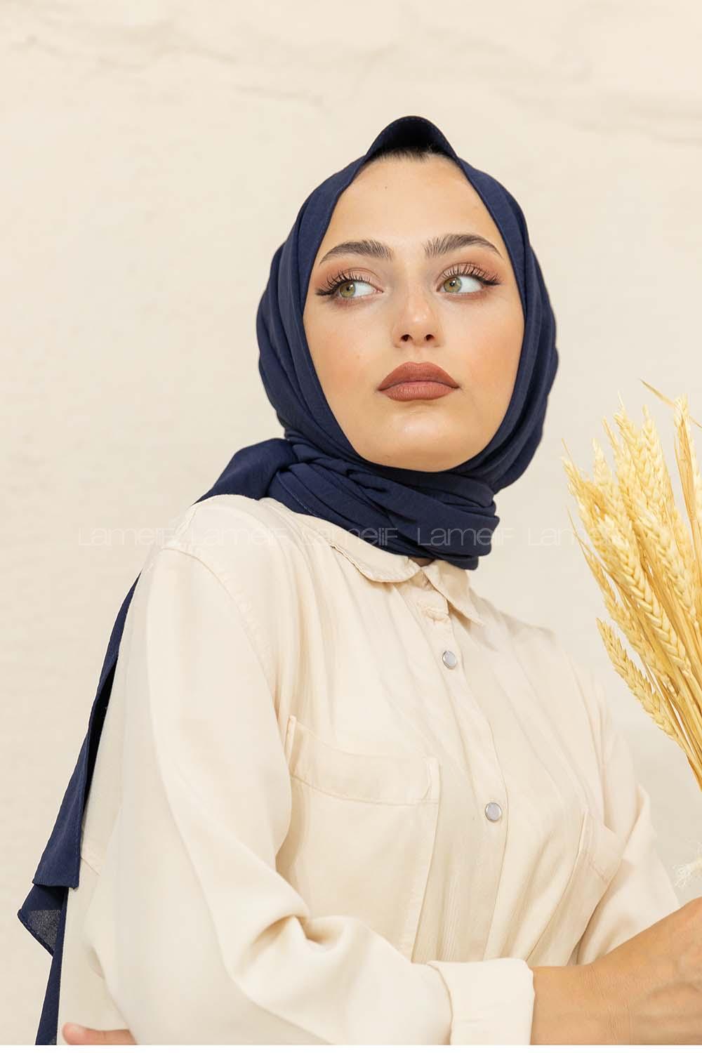 Modalamelif Lidya Şal Lacivert