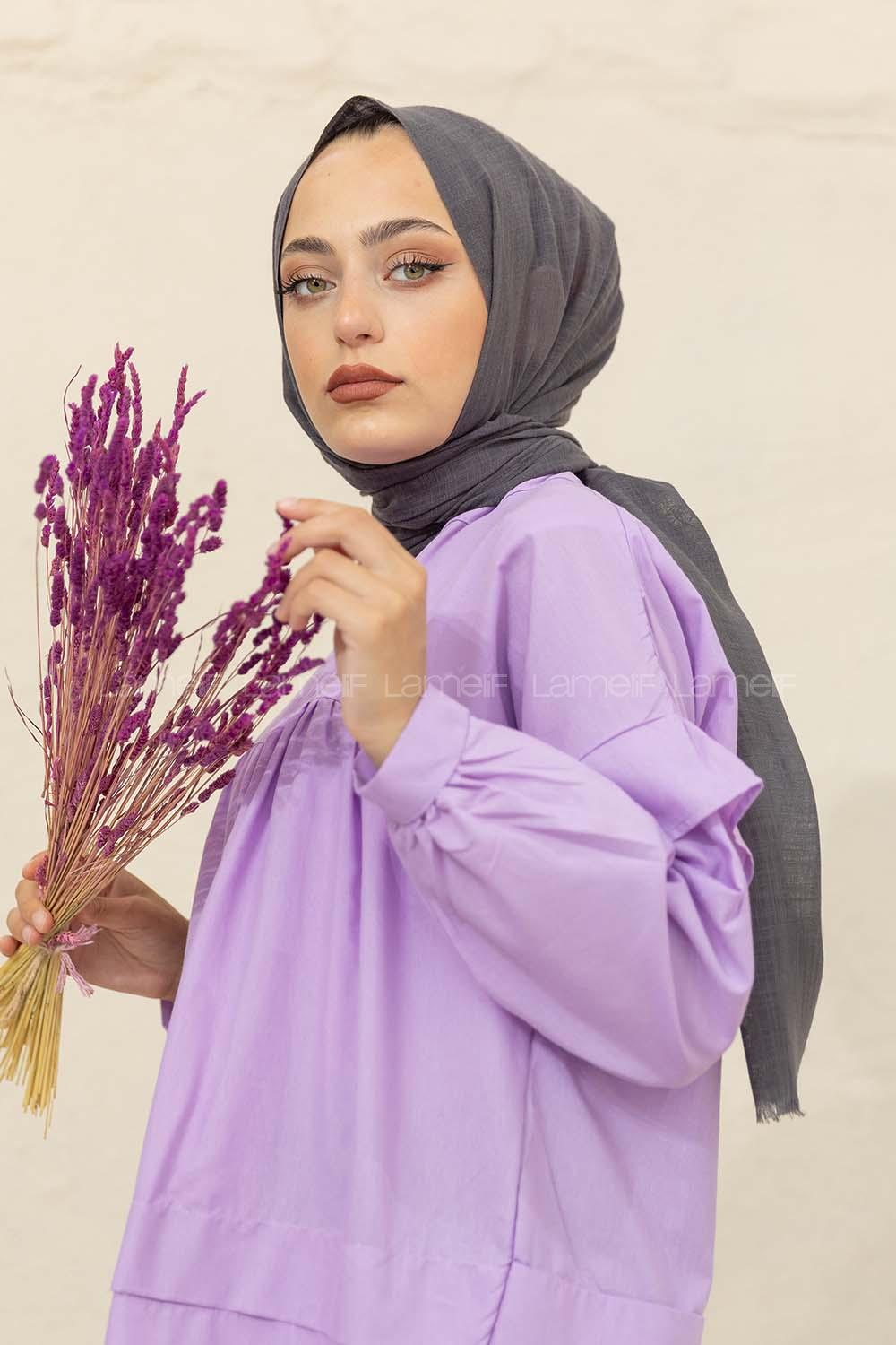 Modalamelif Natürel Şal Füme