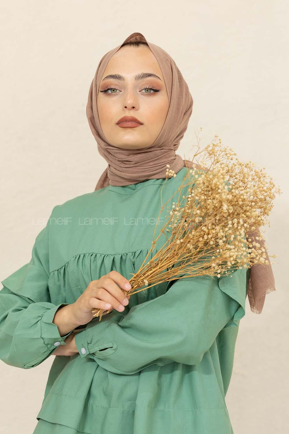 Modalamelif Natürel Şal Vizonrengi