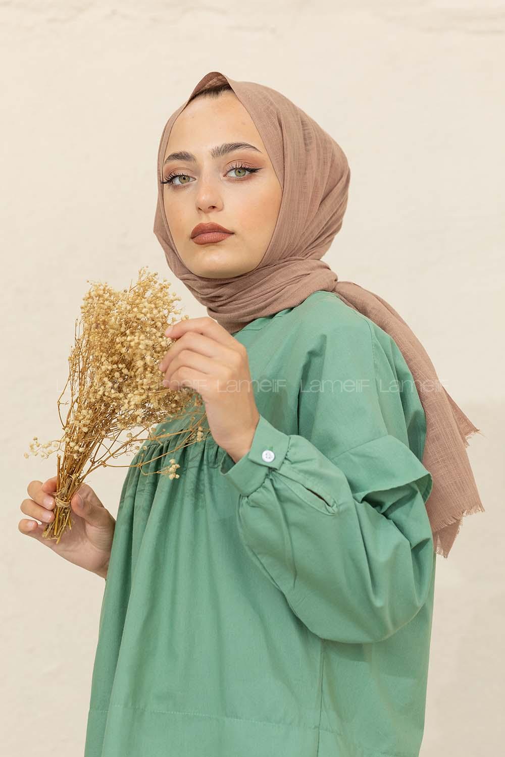 Modalamelif Natürel Şal Vizonrengi