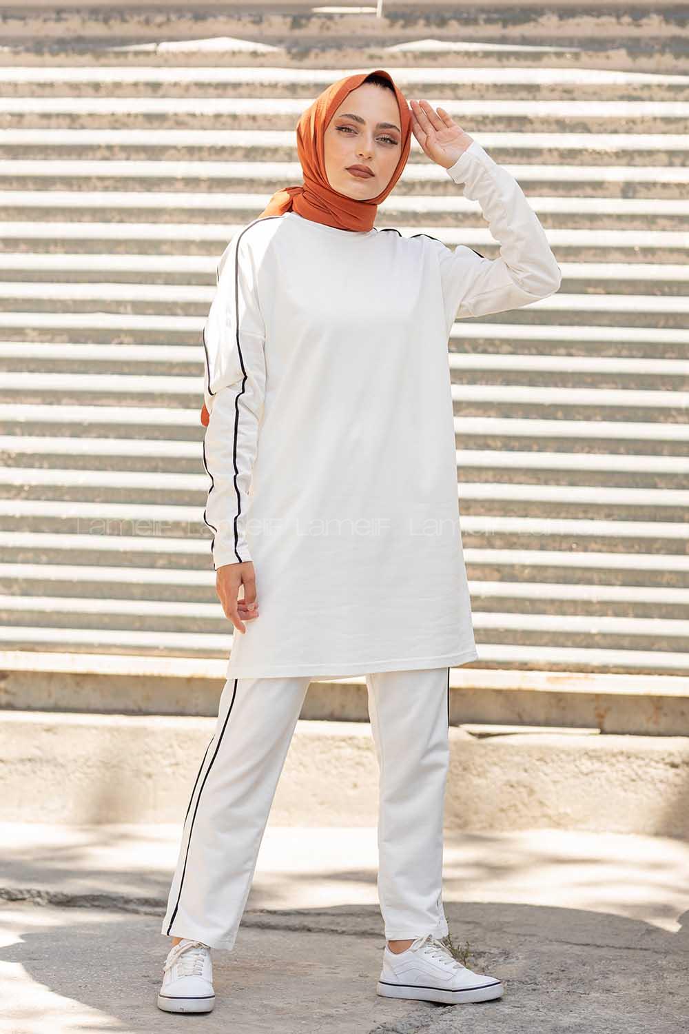 Modalamelif  Yazlık Spor Takım Beyaz