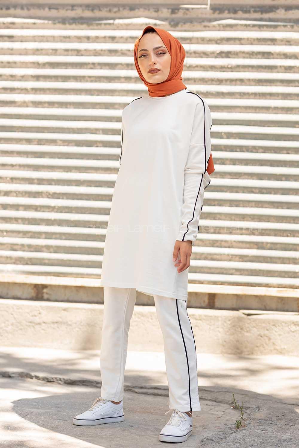 Modalamelif  Yazlık Spor Takım Beyaz