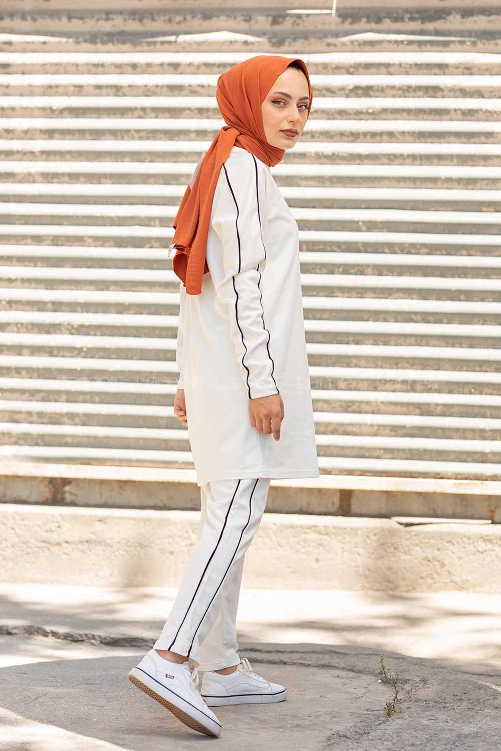 Modalamelif  Yazlık Spor Takım Beyaz