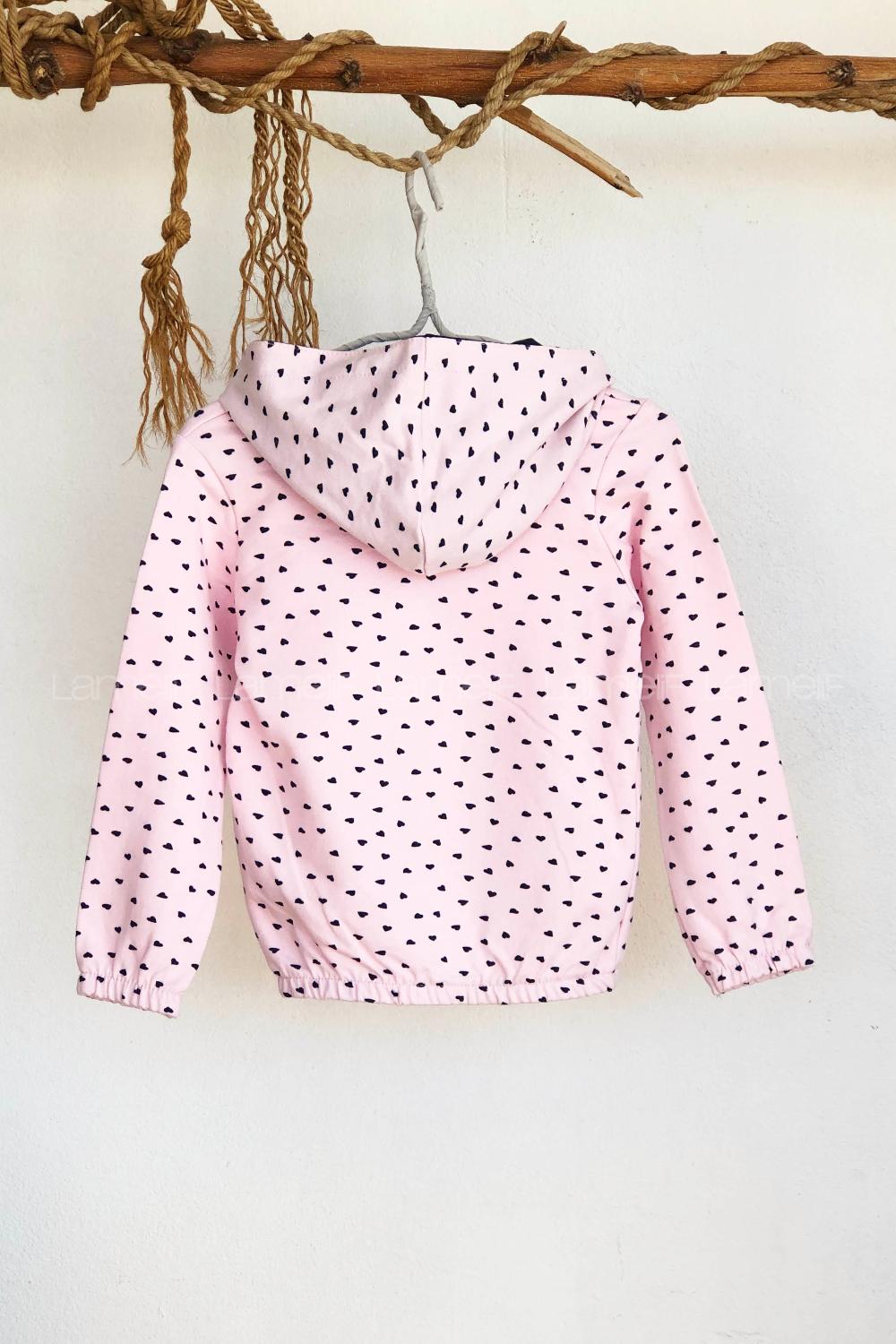 Modalamelif Kız Çocuk Kalpli Sweatshirt