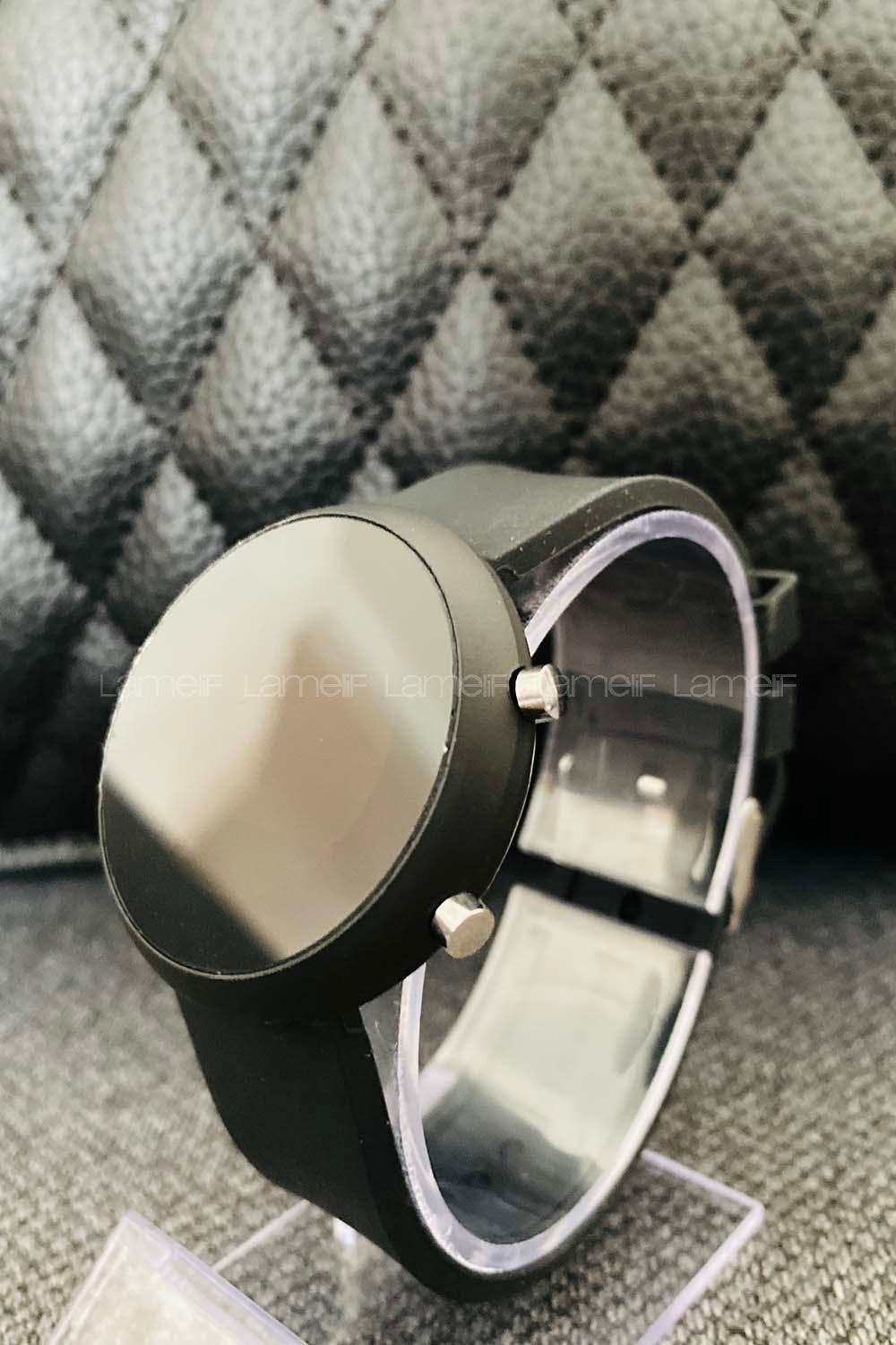 Modalamelif Silikon Bilek Led Kol Saati Siyah