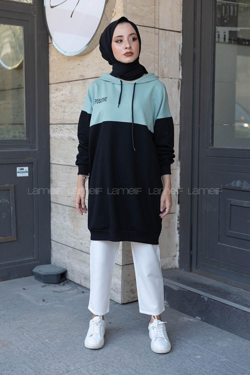 Modalamelif Be Posıtıve Kapşonlu Sweat Çağla