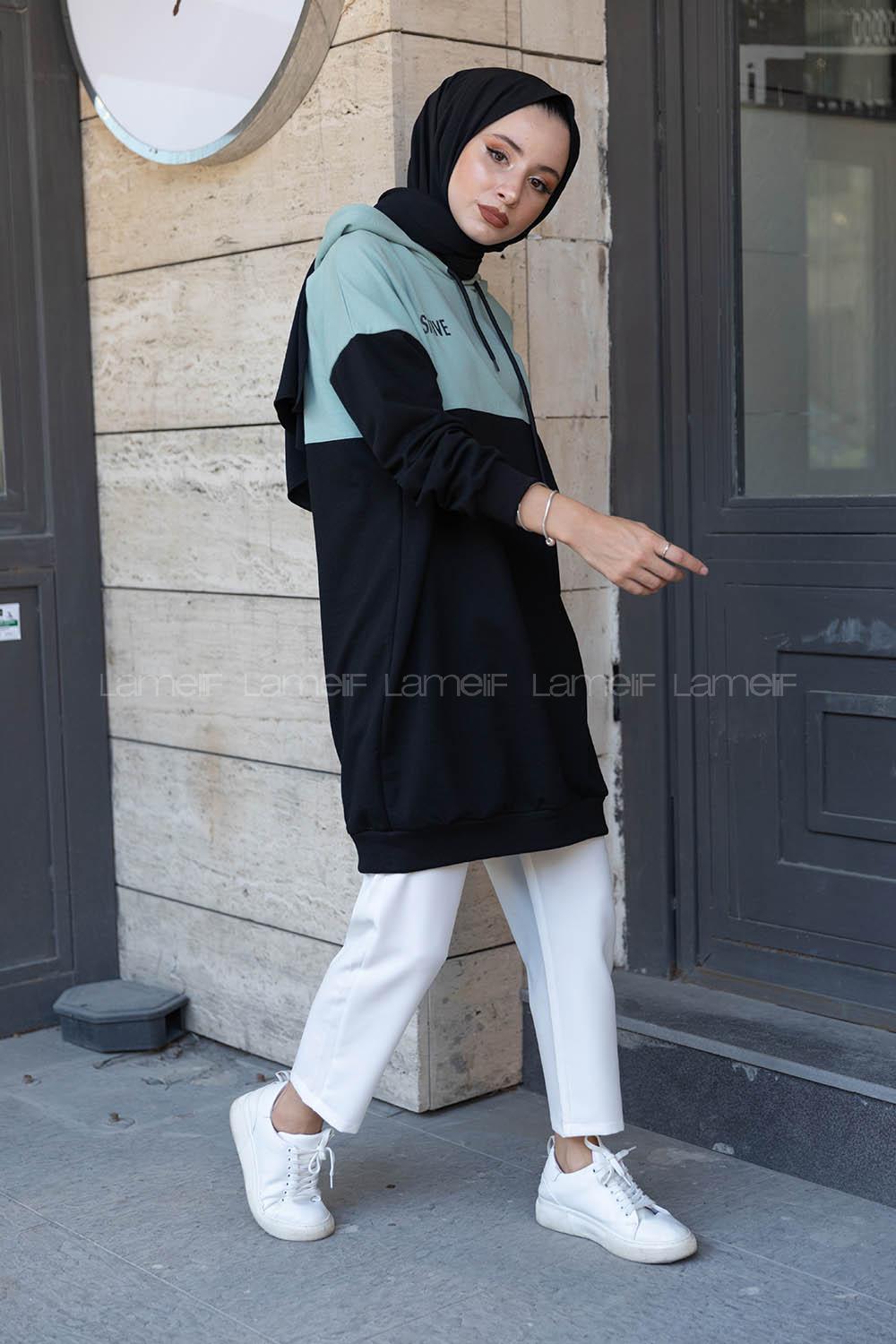 Modalamelif Be Posıtıve Kapşonlu Sweat Çağla