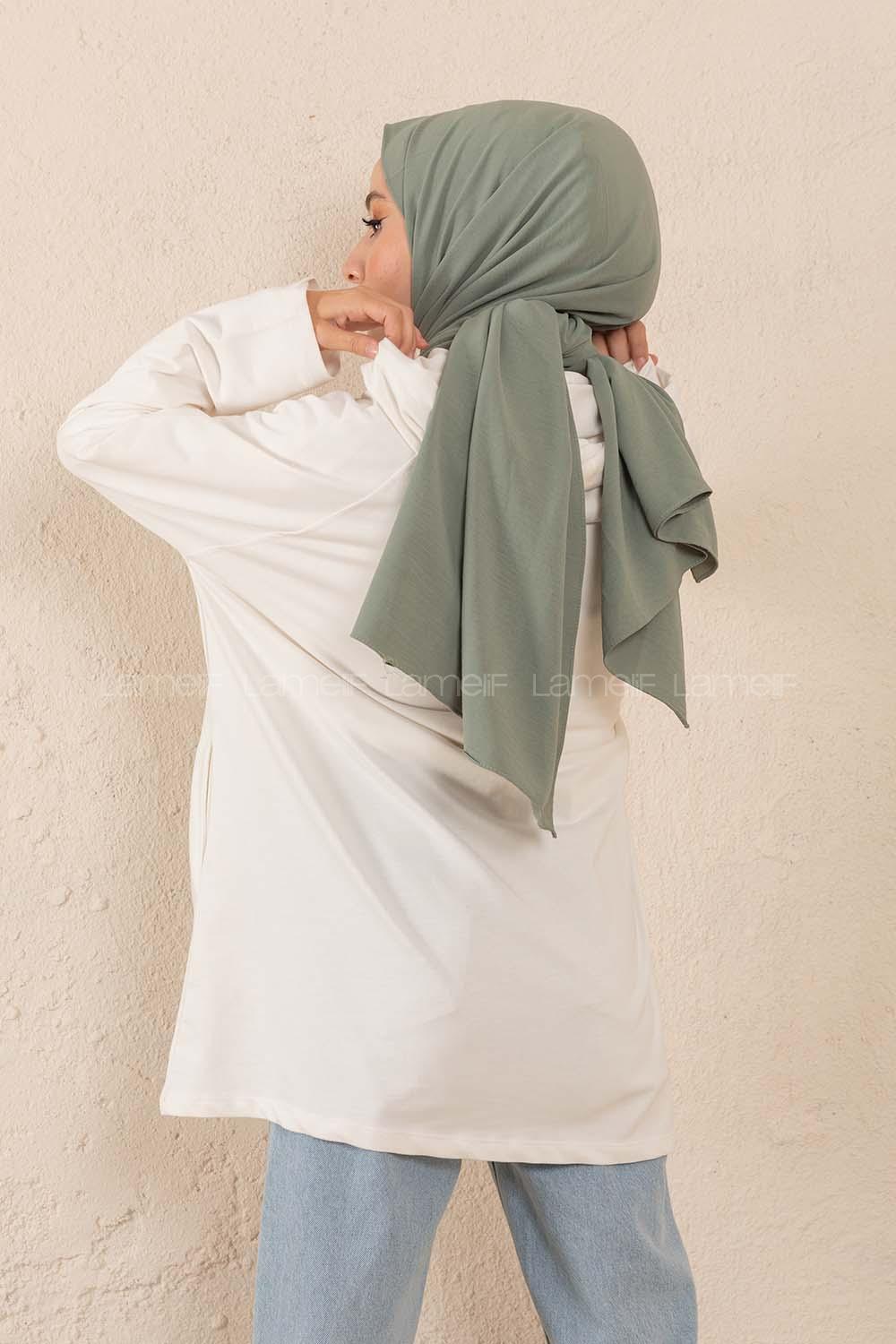 Modalamelif  Gizli Cepli Kapşonlu Sweatshirt Ekru