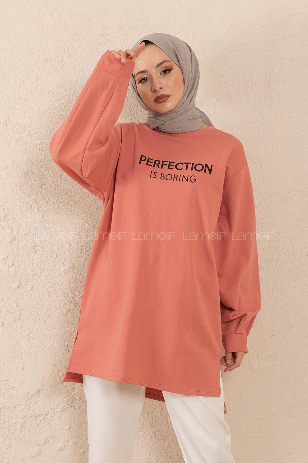 Modalamelif Perfection Baskılı Sweatshirt Pudra