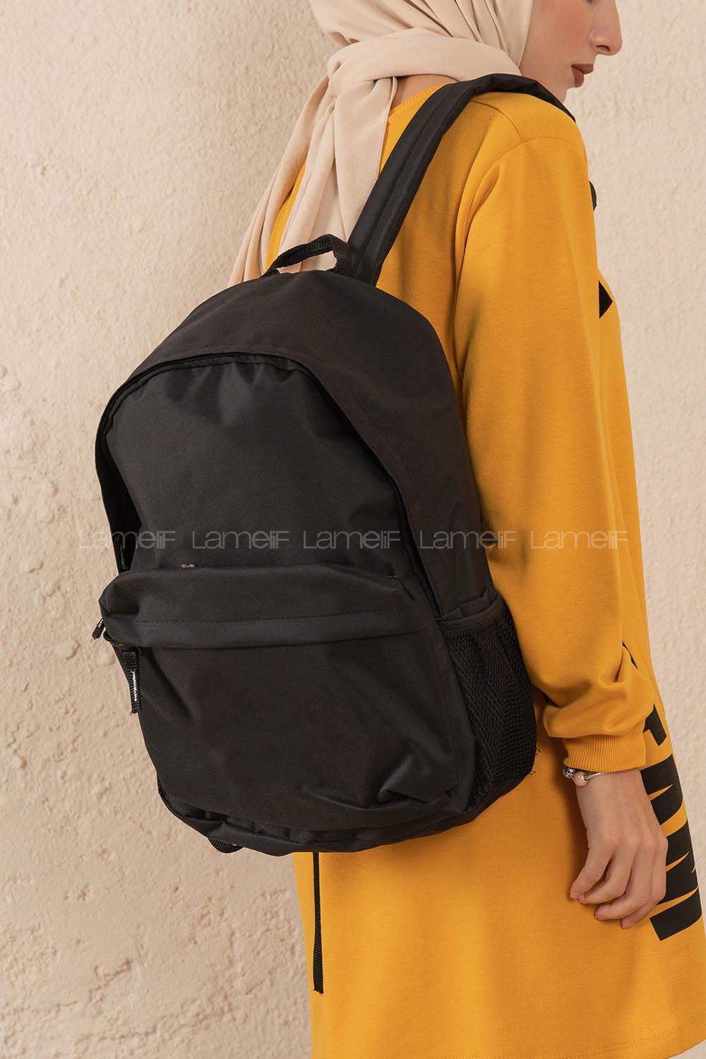 Modalamelif Sırt Ve Omuz Çantası Siyah