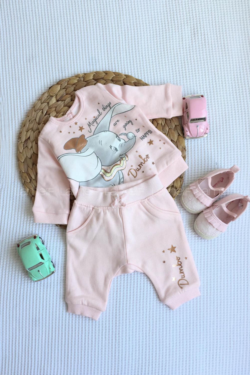 Modalamelif Kız Çocuk Pudra Filli Takım