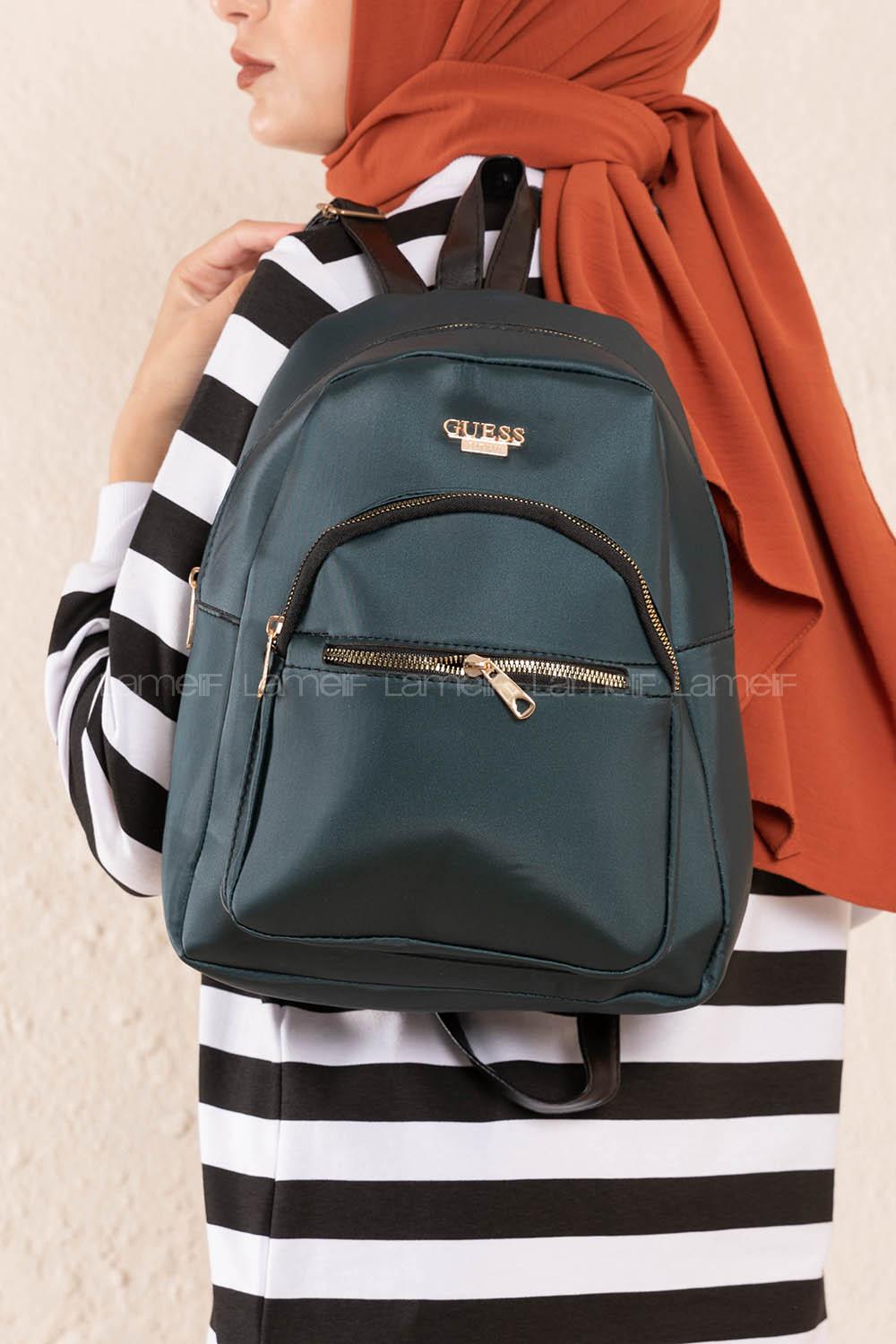 Modalamelif Su Geçirmez Paraşüt Kumaş Sırt Çantası Petrol