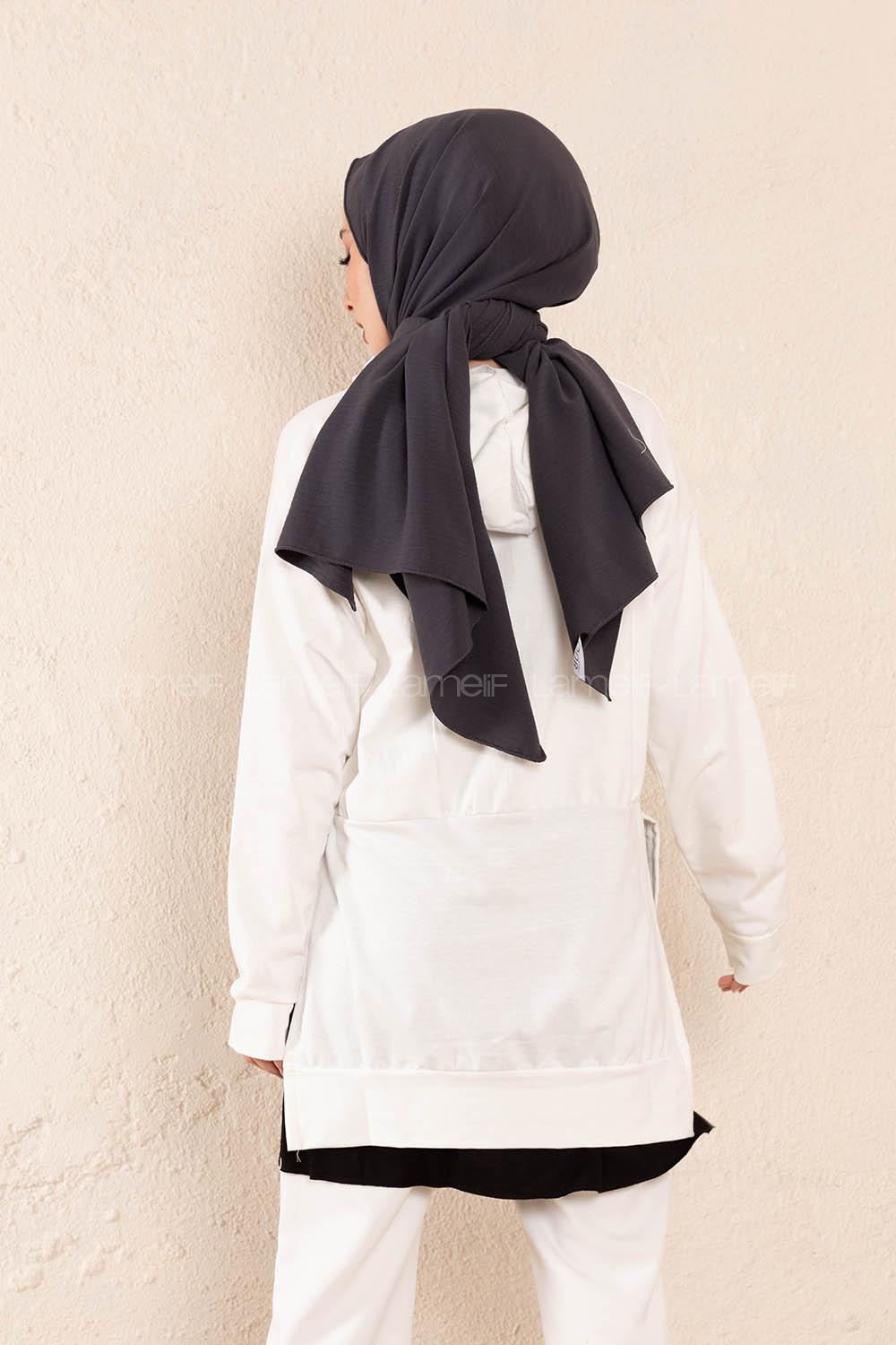 Modalamelif Eteği Garnili Dreams Tunik Beyaz