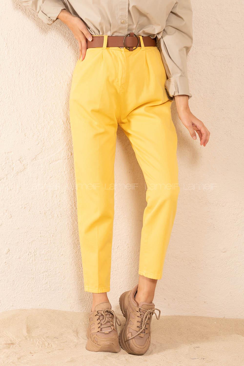 Modalamelif Klasik  Pantolon Hardal Sarısı