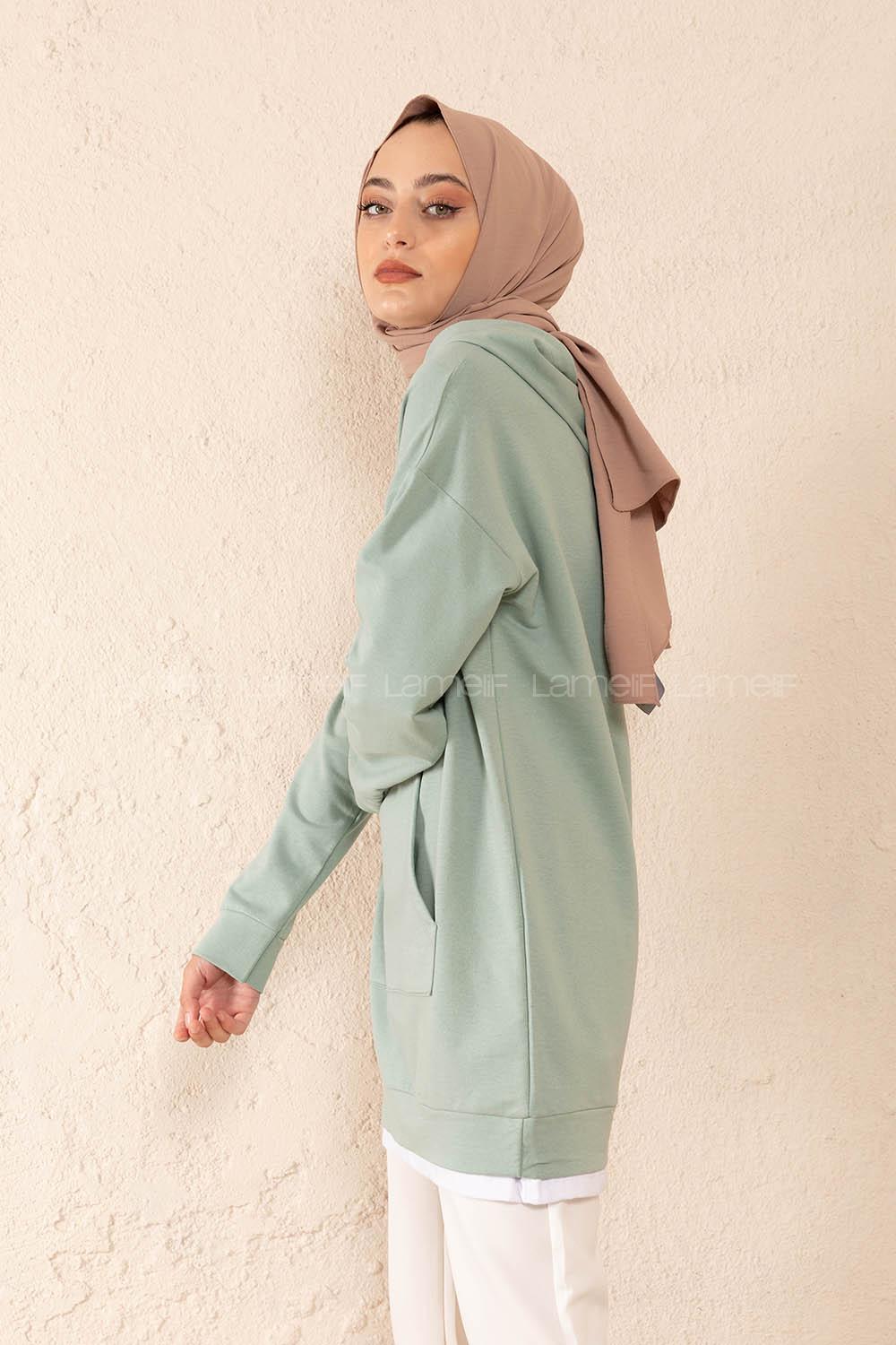 Modalamelif Love Speaks Sweat Mint Yeşili