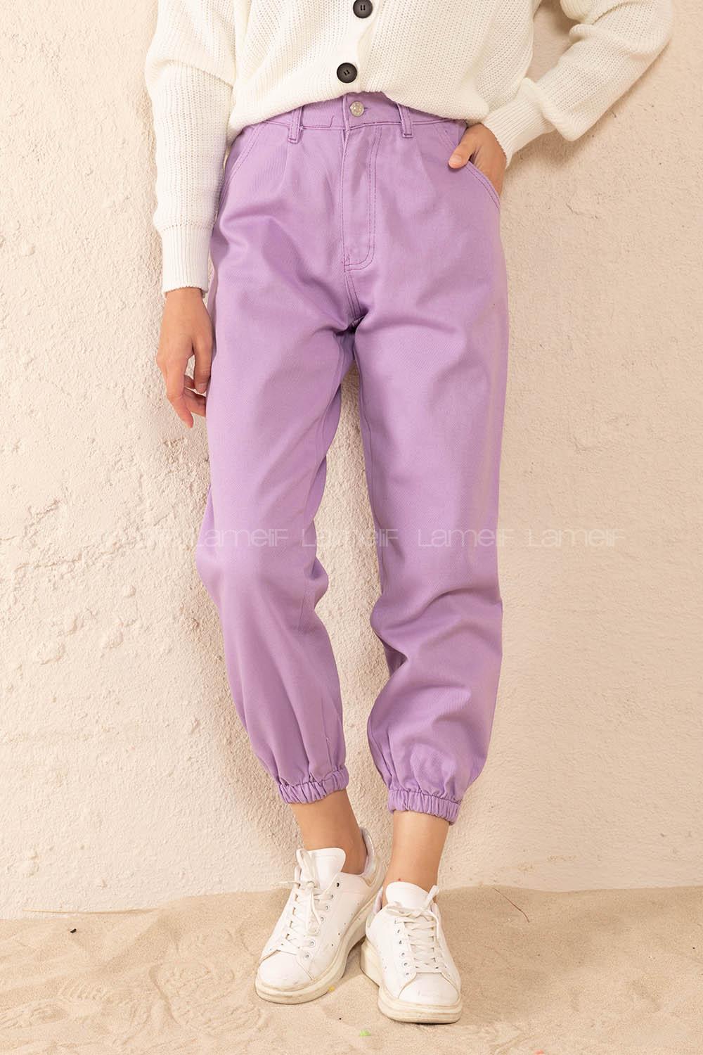 Modalamelif Paça Lastikli Balon Mom Lila