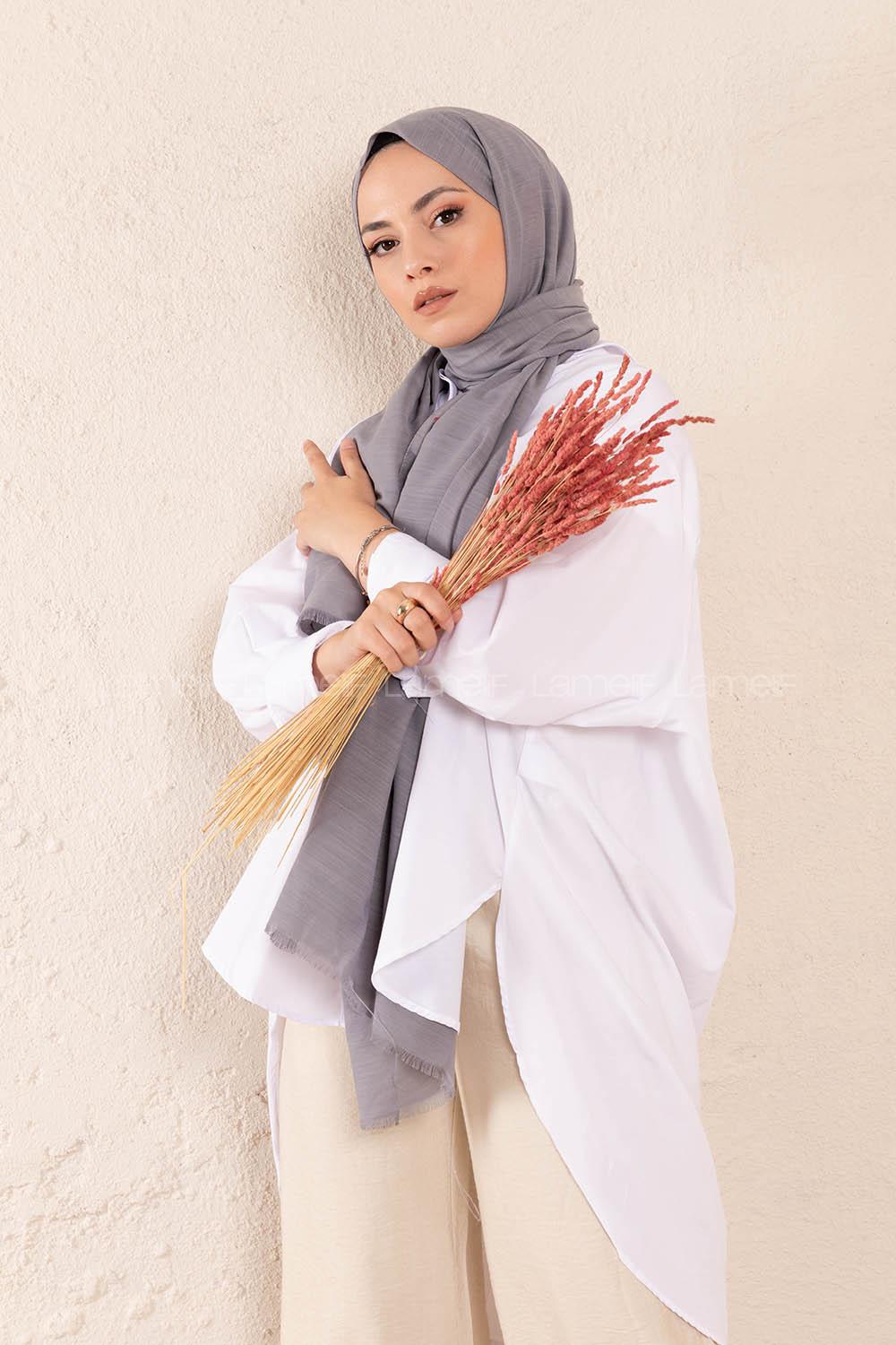 Modalamelif Füme Ağaç Kabuğu Şal