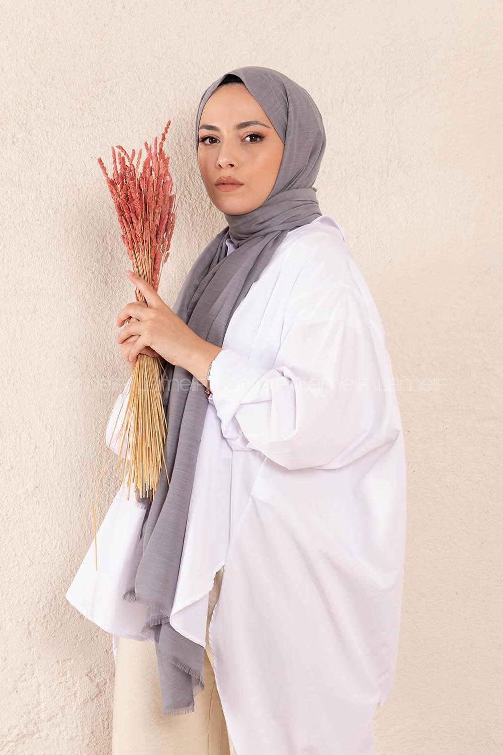 Modalamelif Füme Ağaç Kabuğu Şal