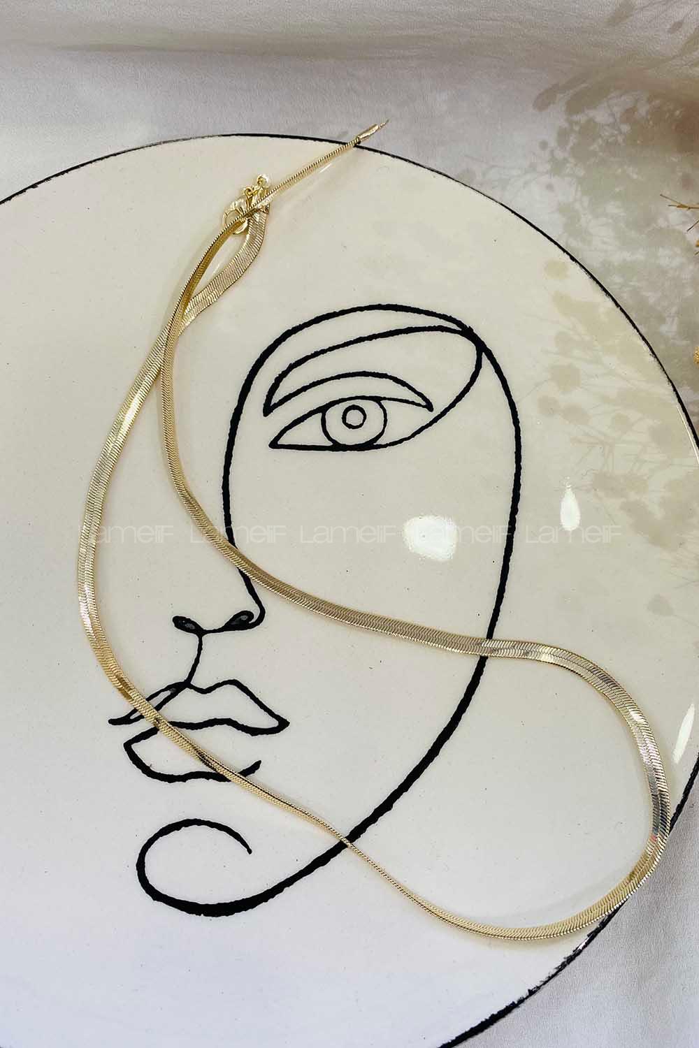 Modalamelif Gold Dore Vintage Kolye