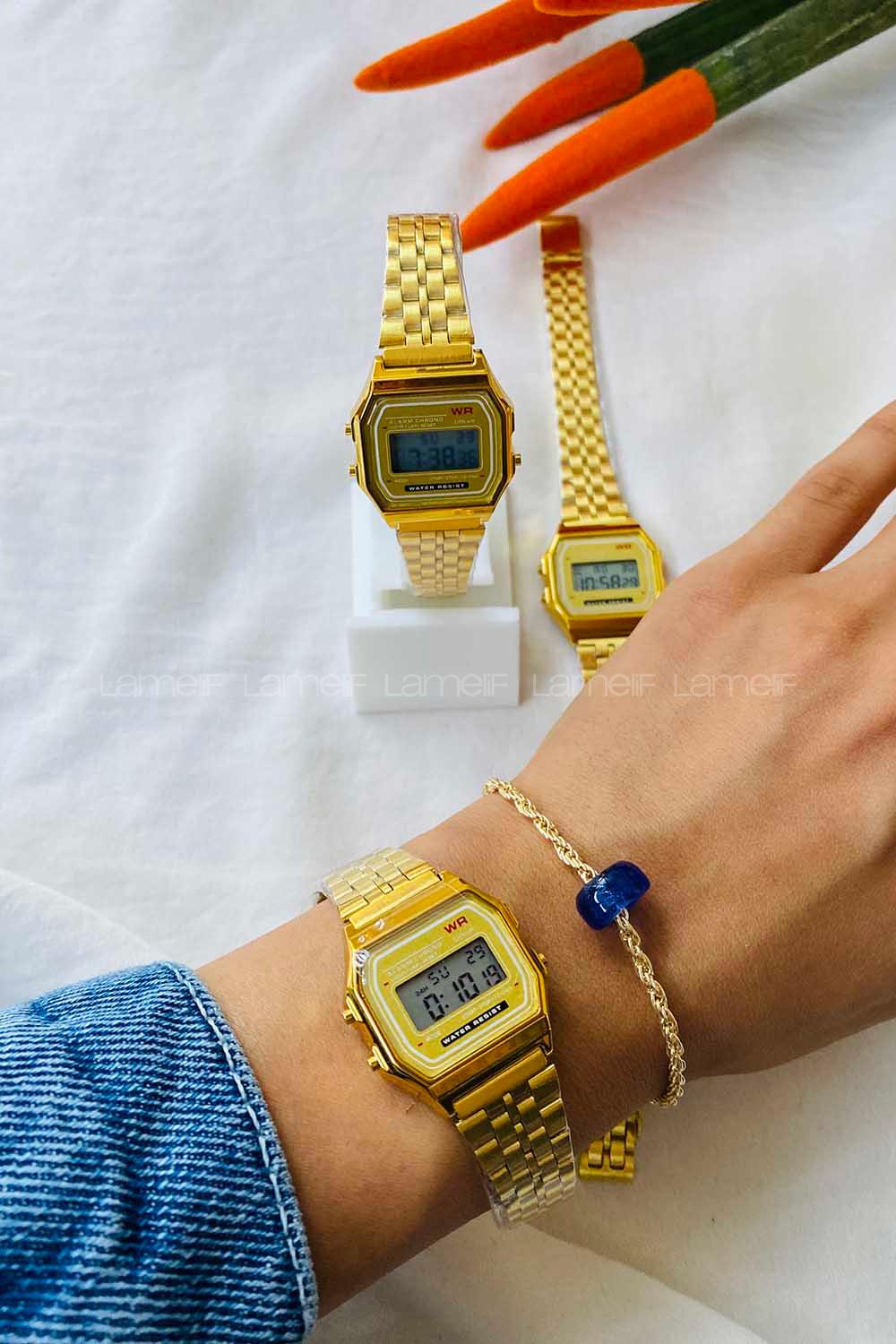 Modalamelif Retro Gold Small Saat