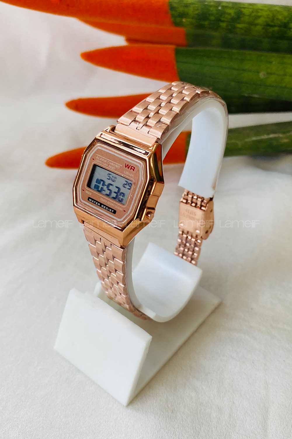 Modalamelif Retro Rose Gold Small Saat