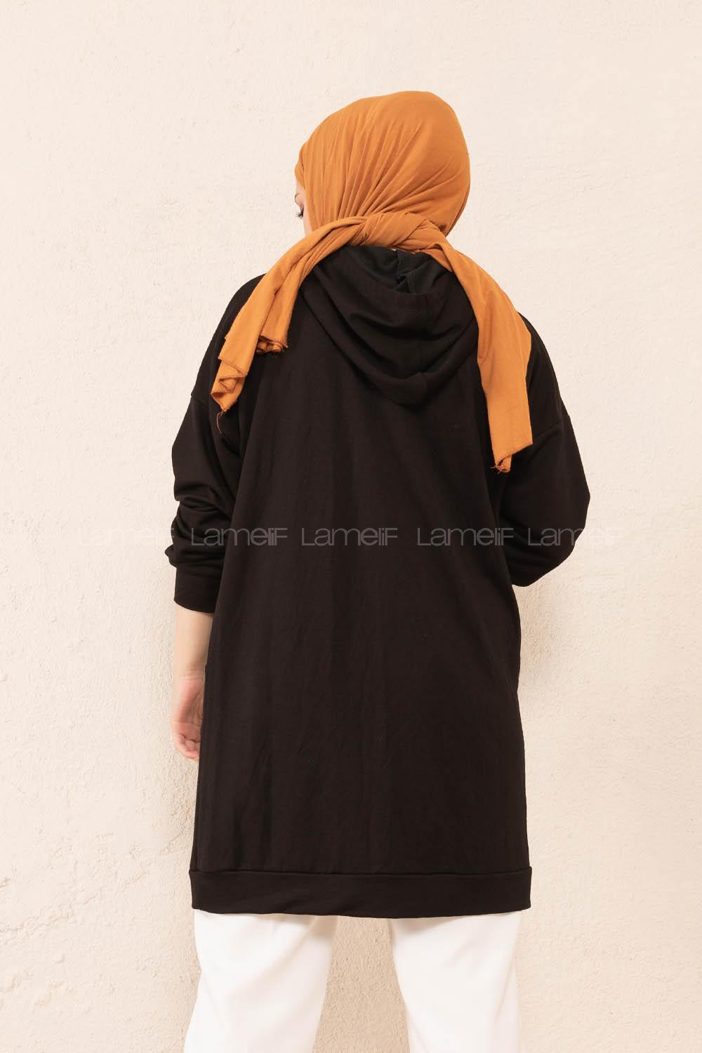 Modalamelif Belıeve Baskılı Tunik Siyah