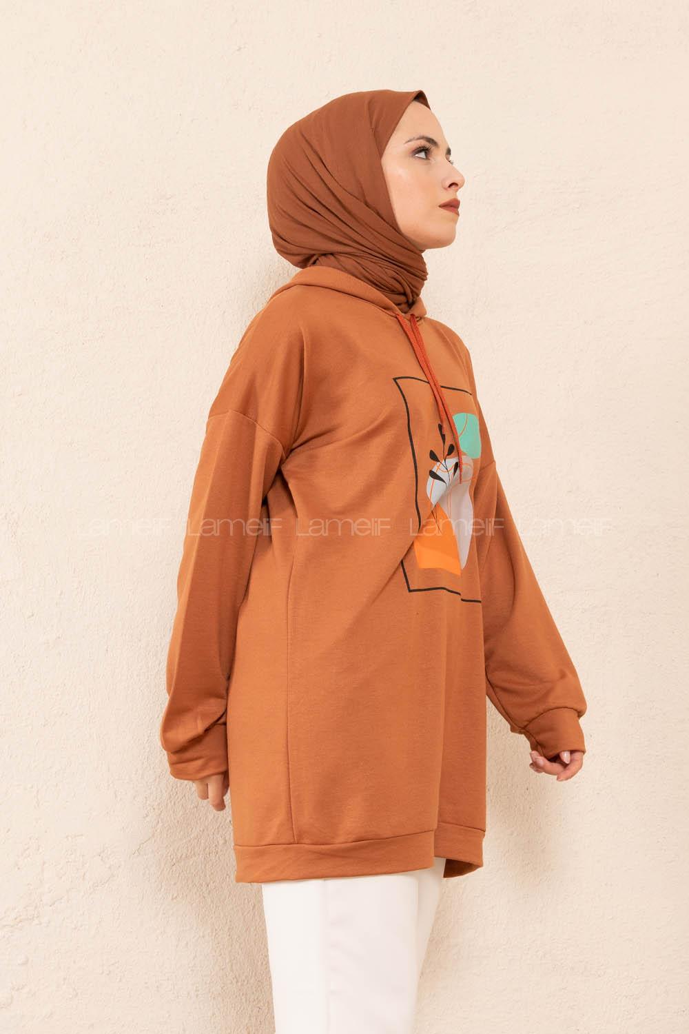 Modalamelif Önü Baskılı Tunik Taba