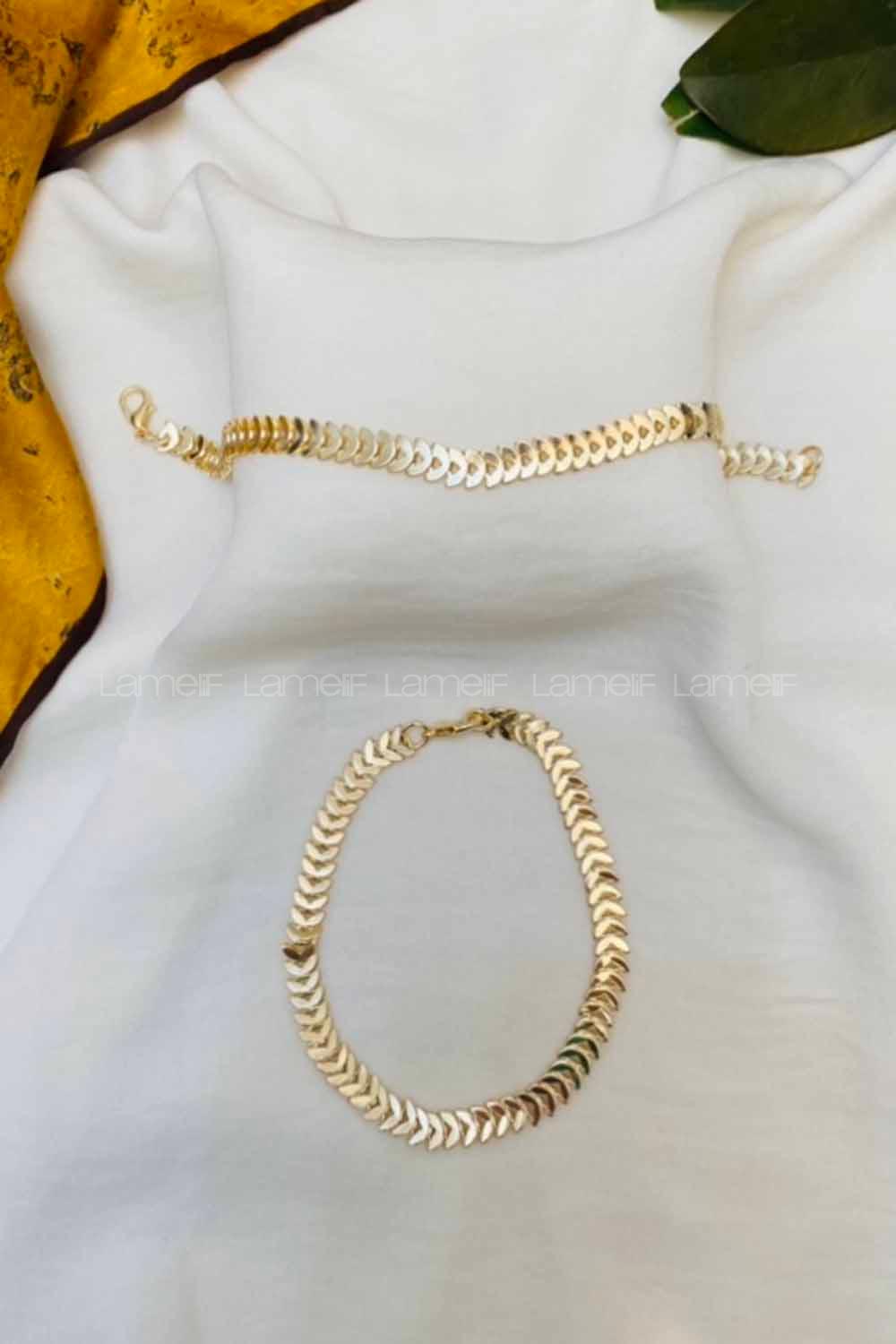 Modalamelif Gold Ay Bileklik