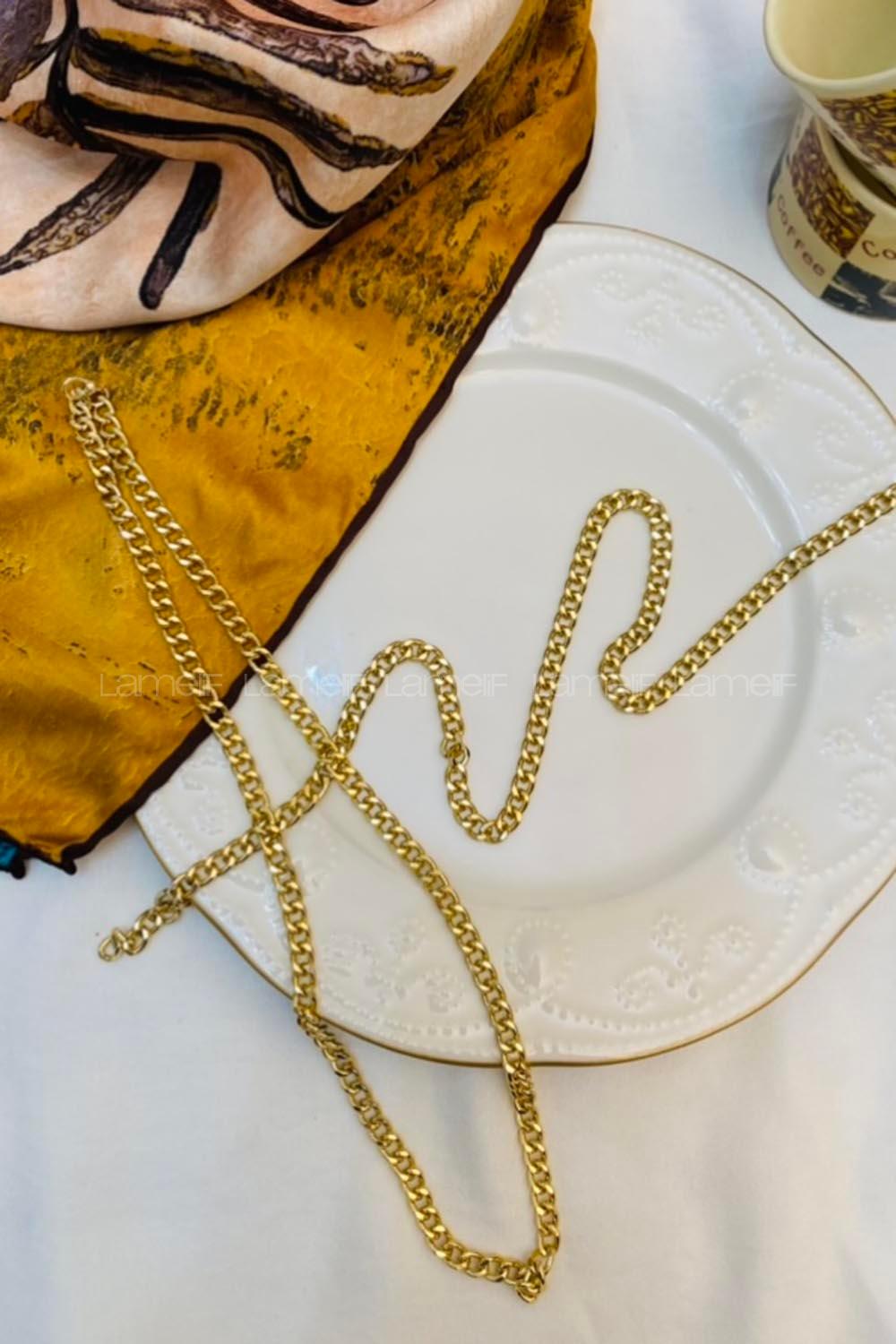 Modalamelif Gold Vin Zincir