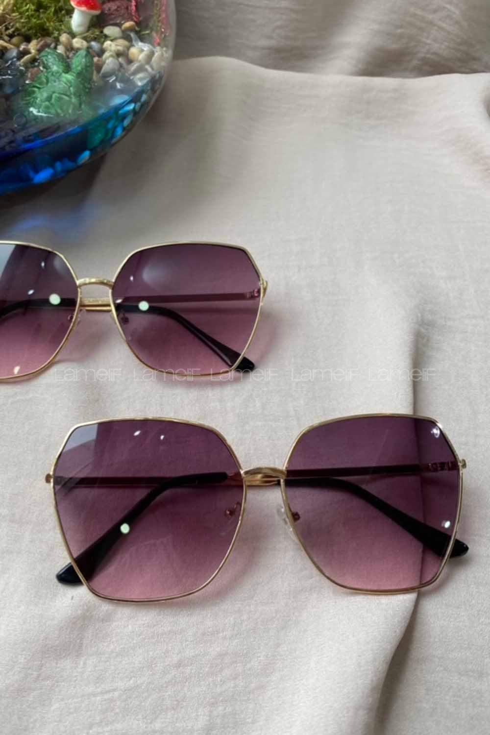 Modalamelif Açık Mor Blok Emila Gözlük