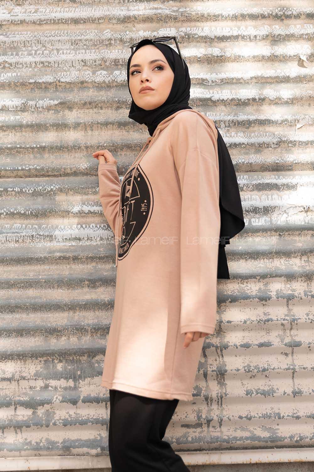 Modalamelif Craft Baskılı İkili Takım Sütlü Kahve