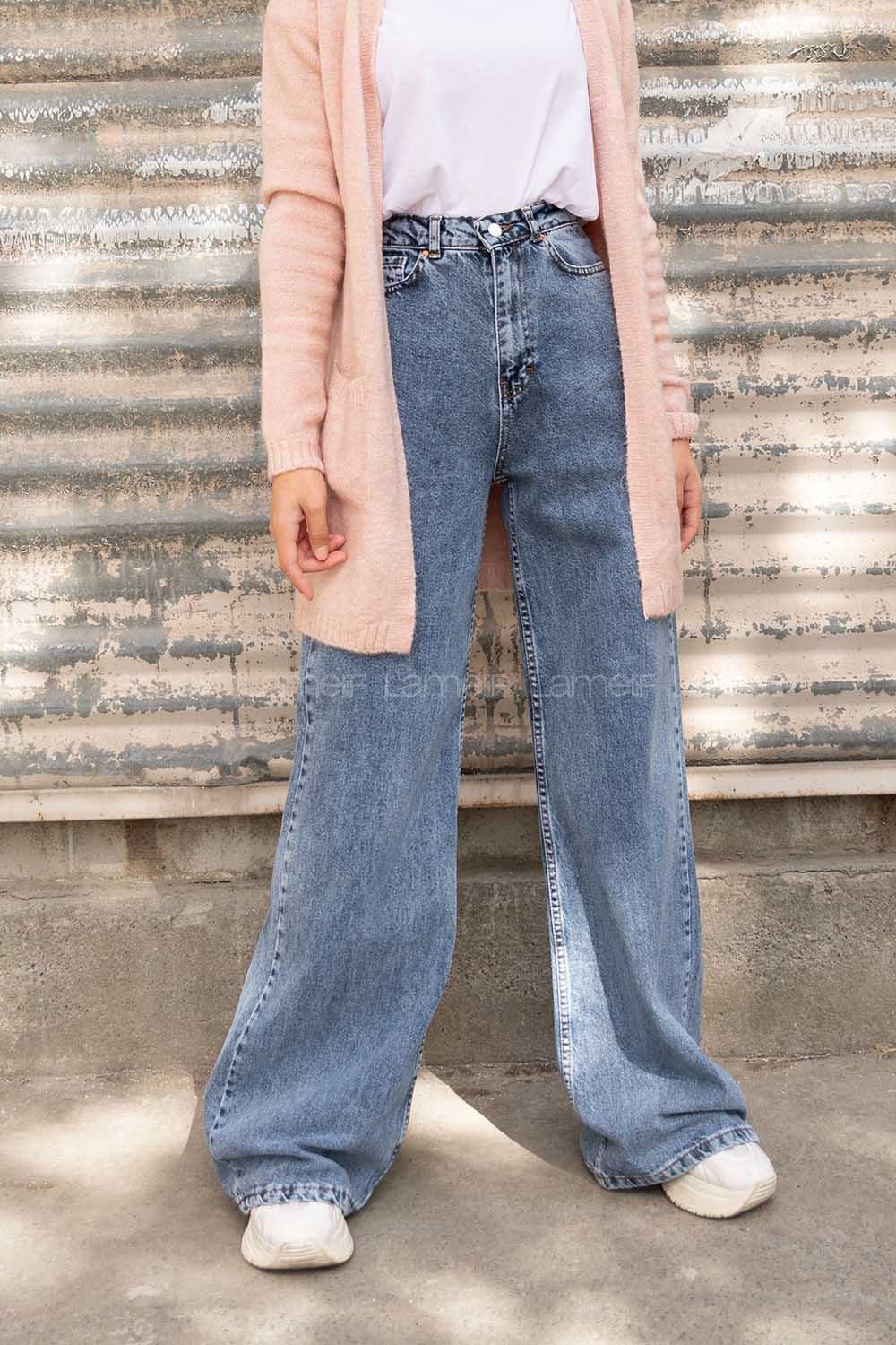 Modalamelif İspanyol Paça Salaş Yıkamalı Kot Pantolon