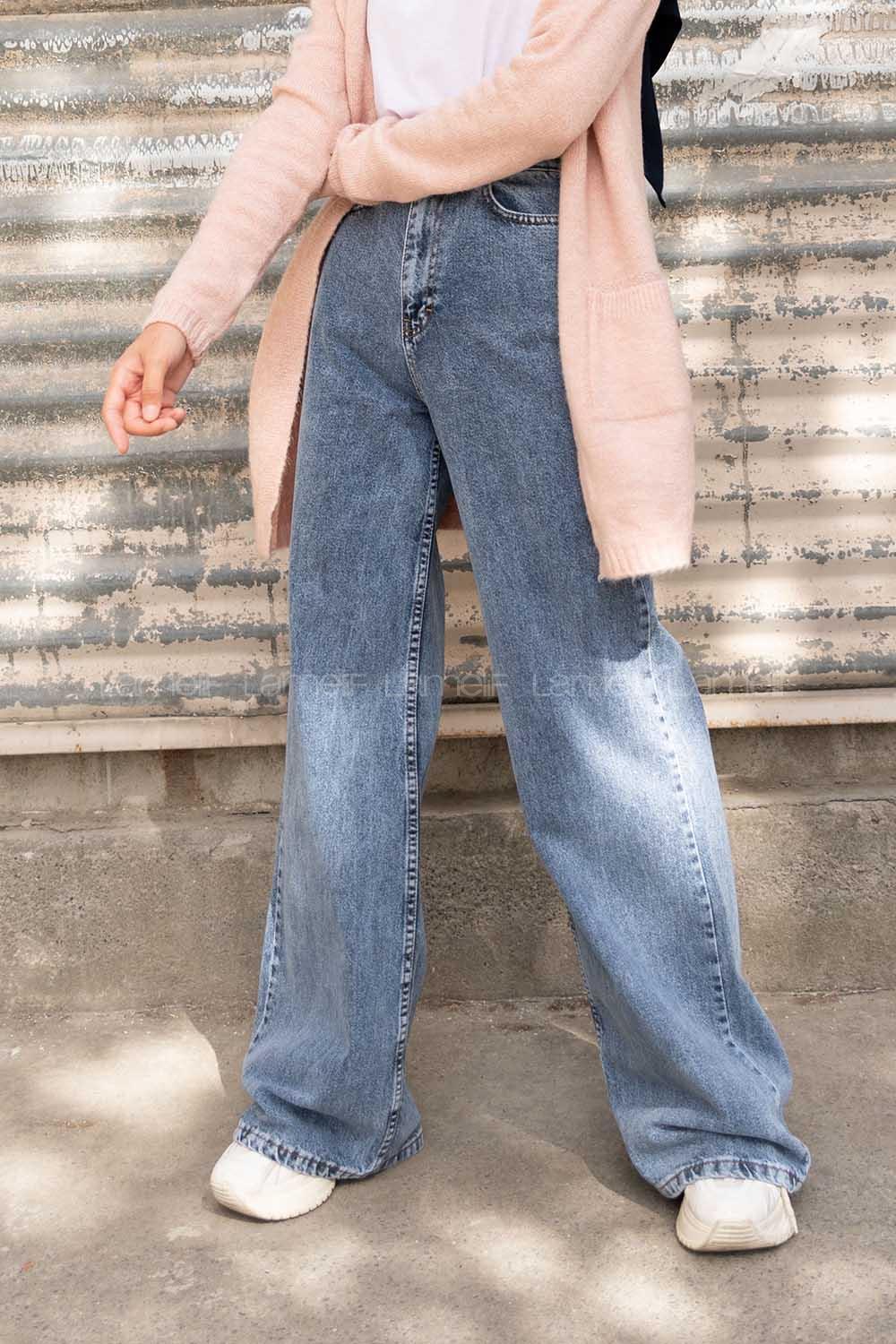 Modalamelif İspanyol Paça Salaş Yıkamalı Kot Pantolon