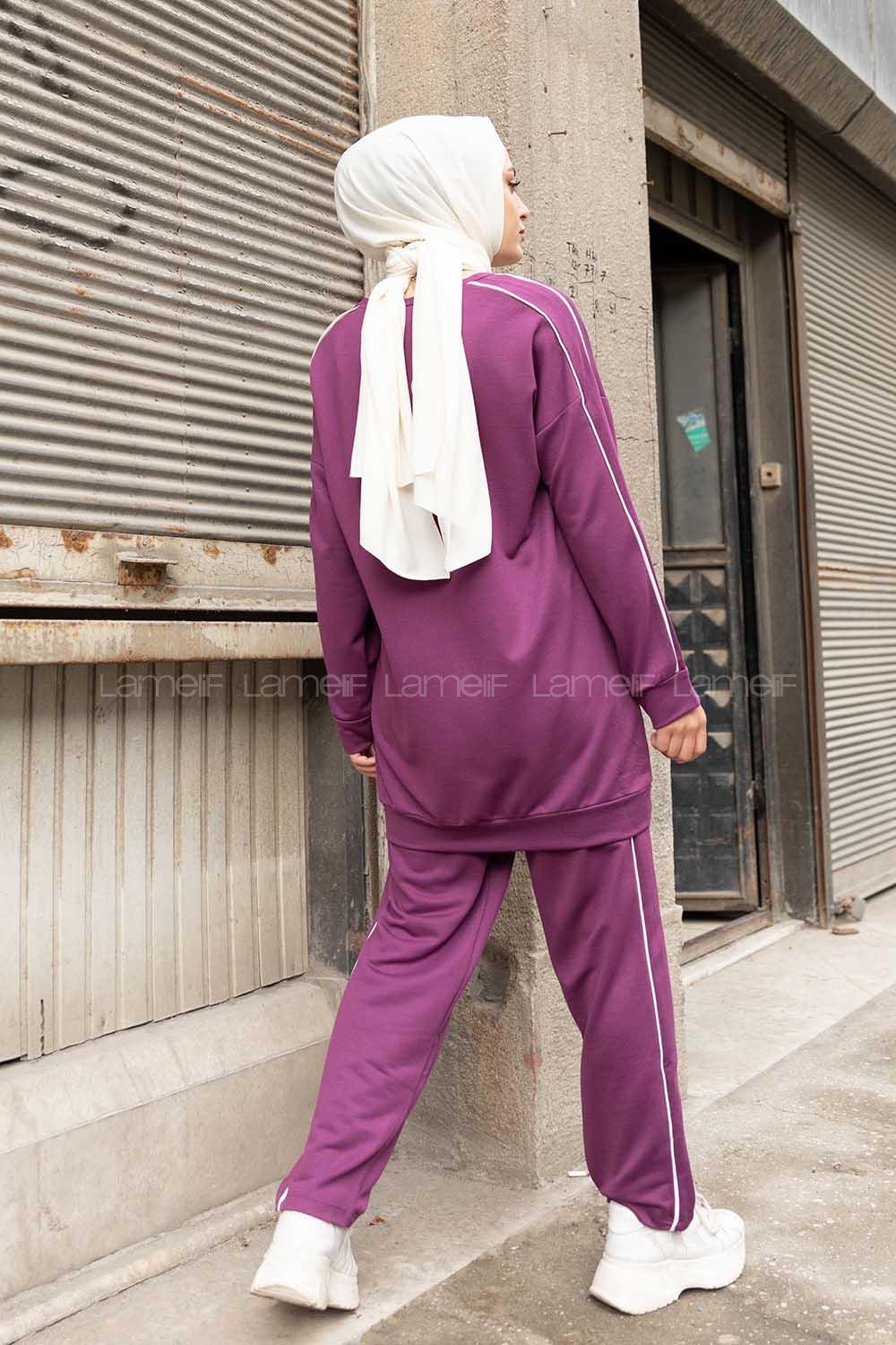 Modalamelif Have A Feeling Baskılı İkili Takım Mor