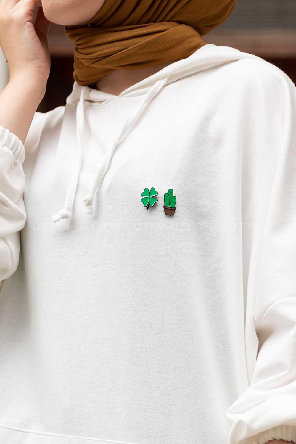 Lamelif Kaktüs Broş