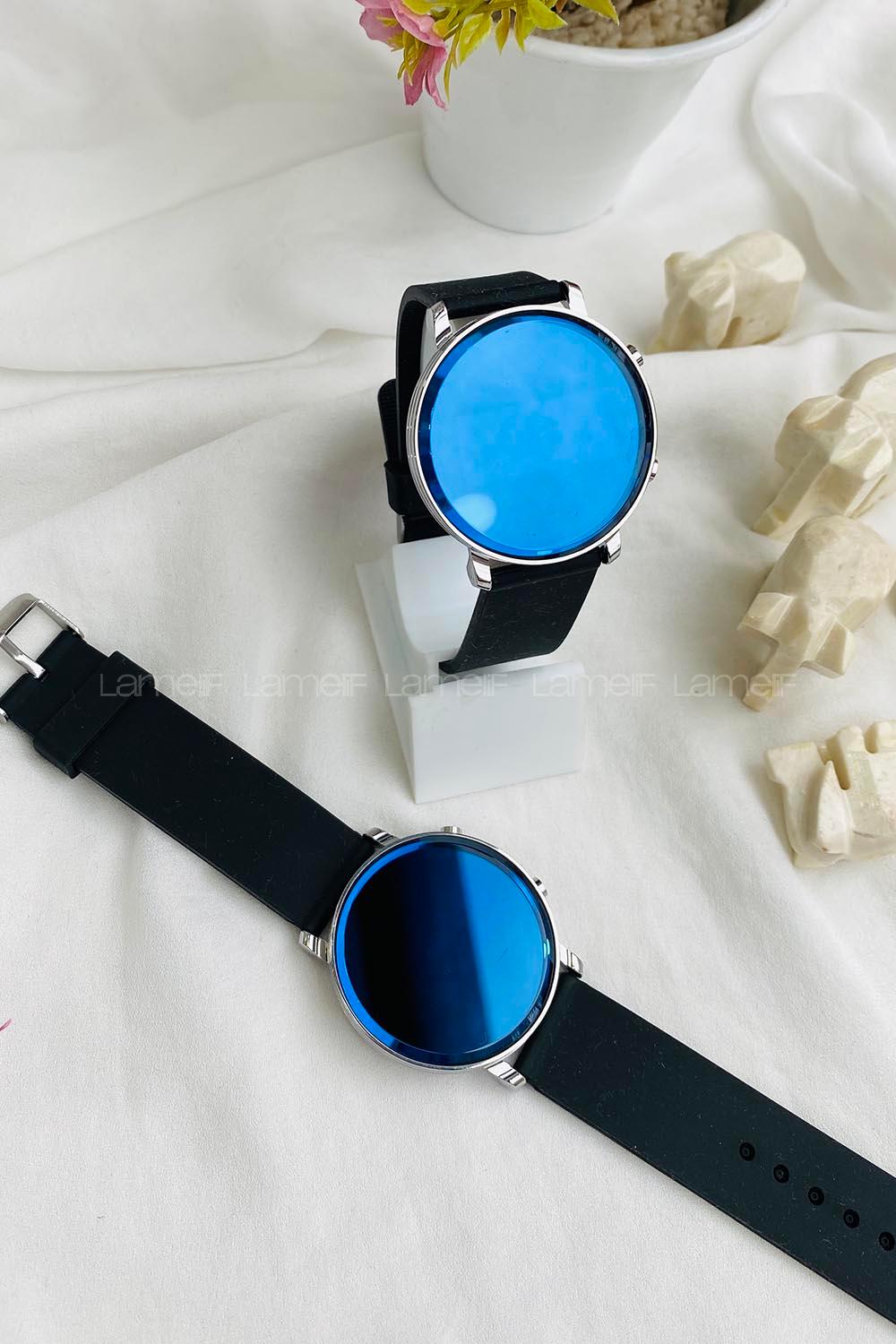 Lamelif Pattaya Siyah Led Saat