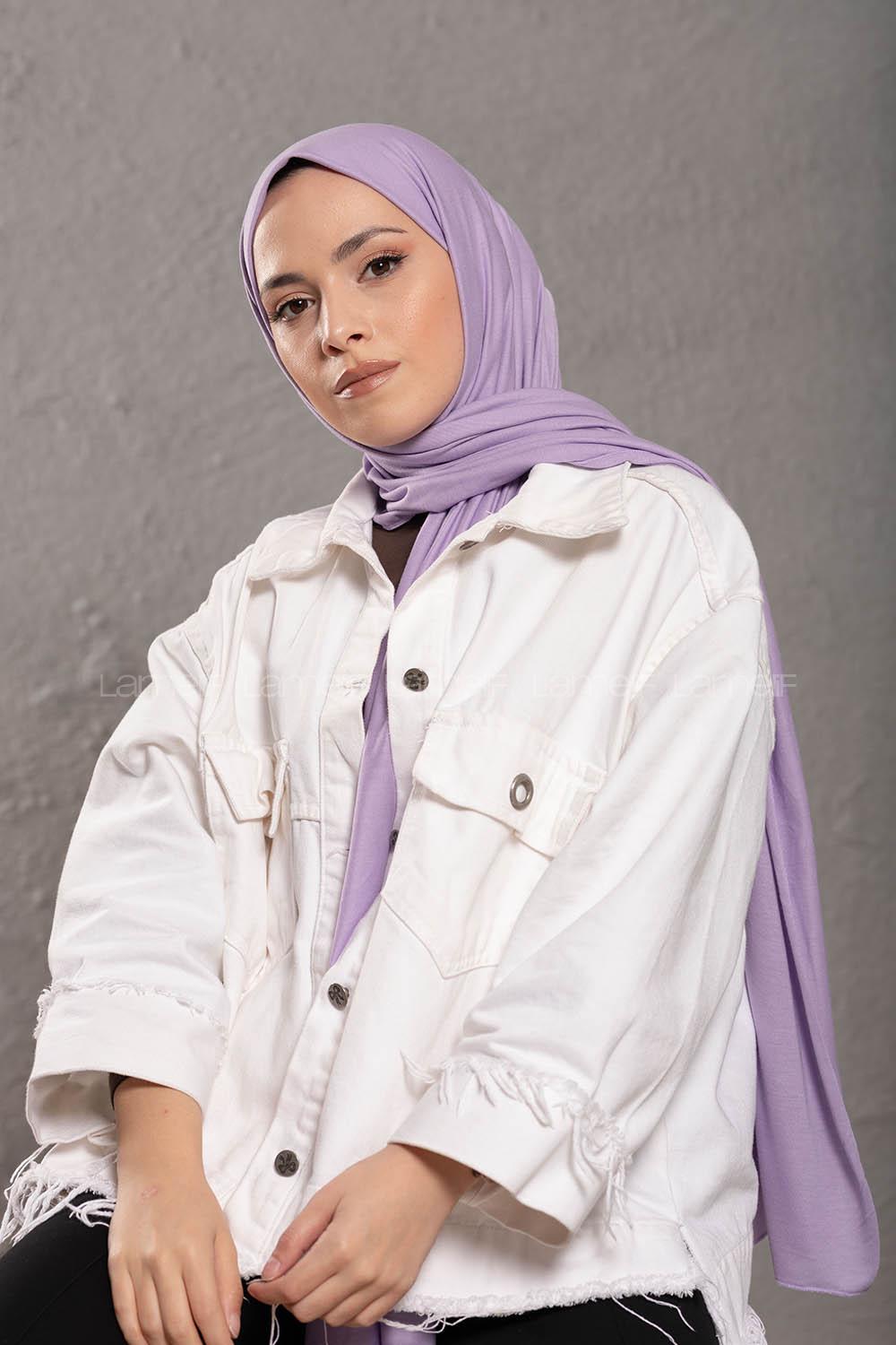 Modalamelif Eflatun-Lila Penye Şal