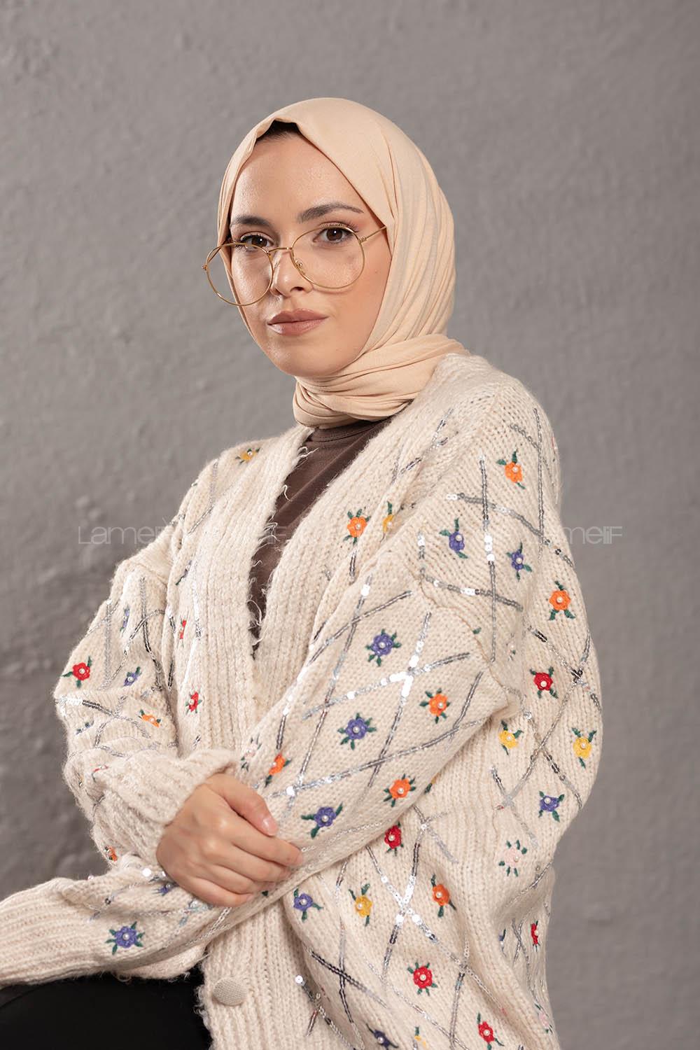 Hardal-Kemik Penye Şal