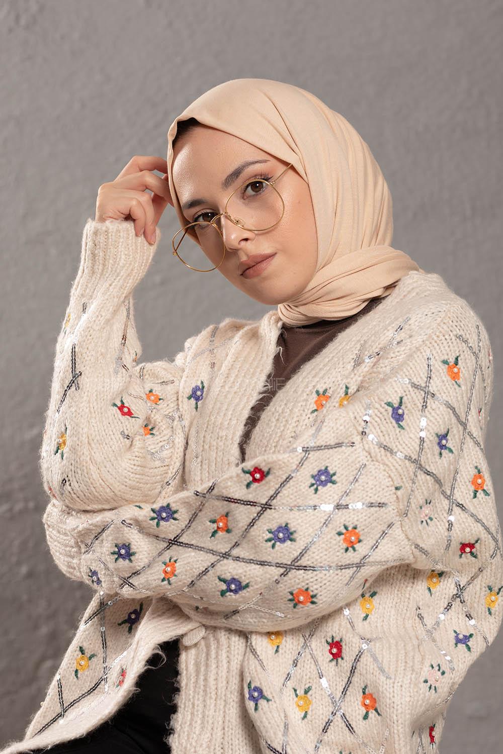 Hardal-Kemik Penye Şal