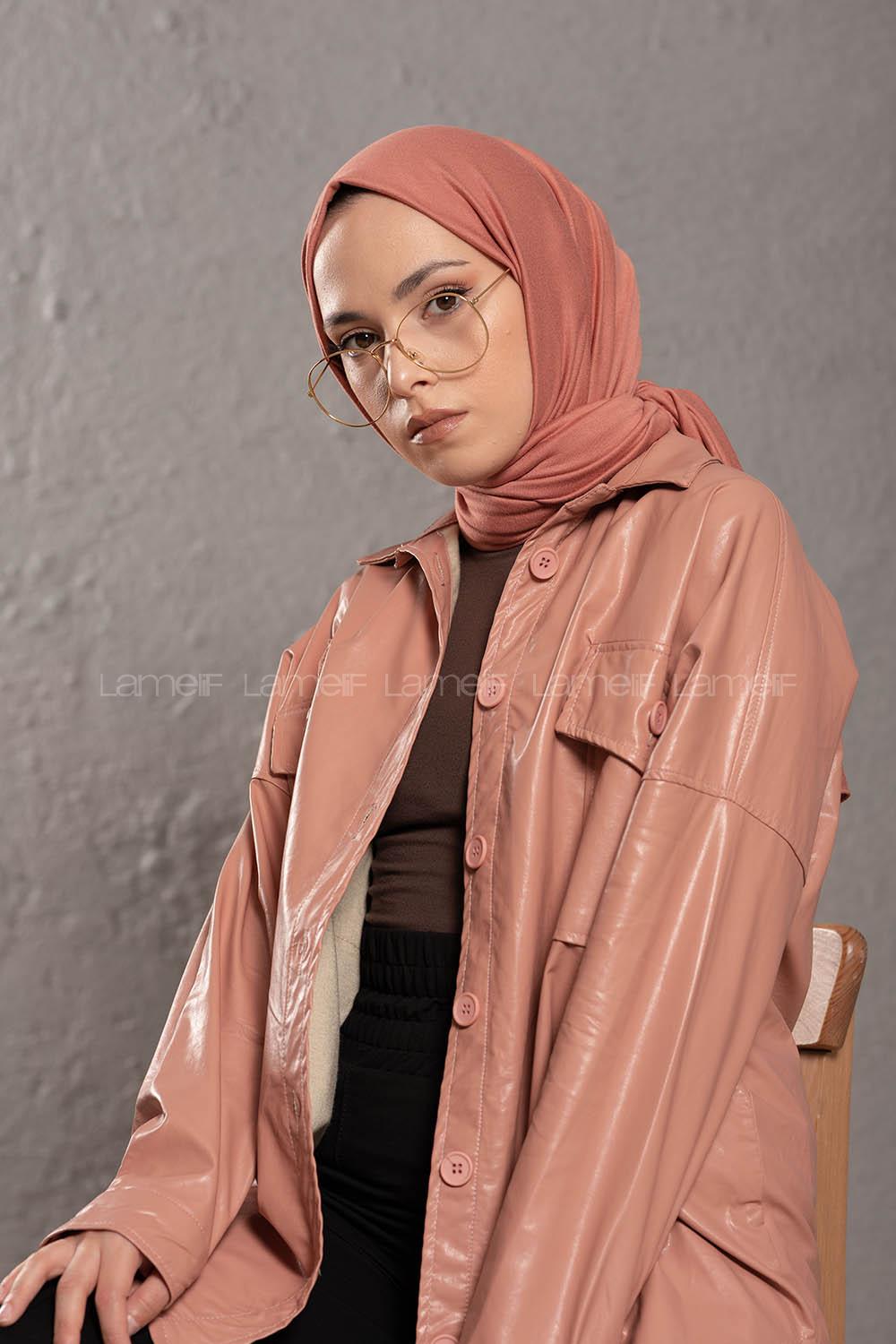 Modalamelif Şeftali Penye Şal