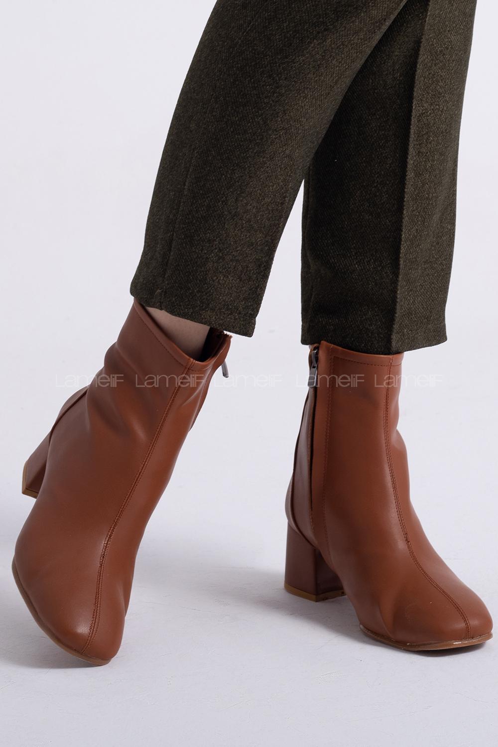 Modalamelif Küt Burun Dikişli Taba Bot