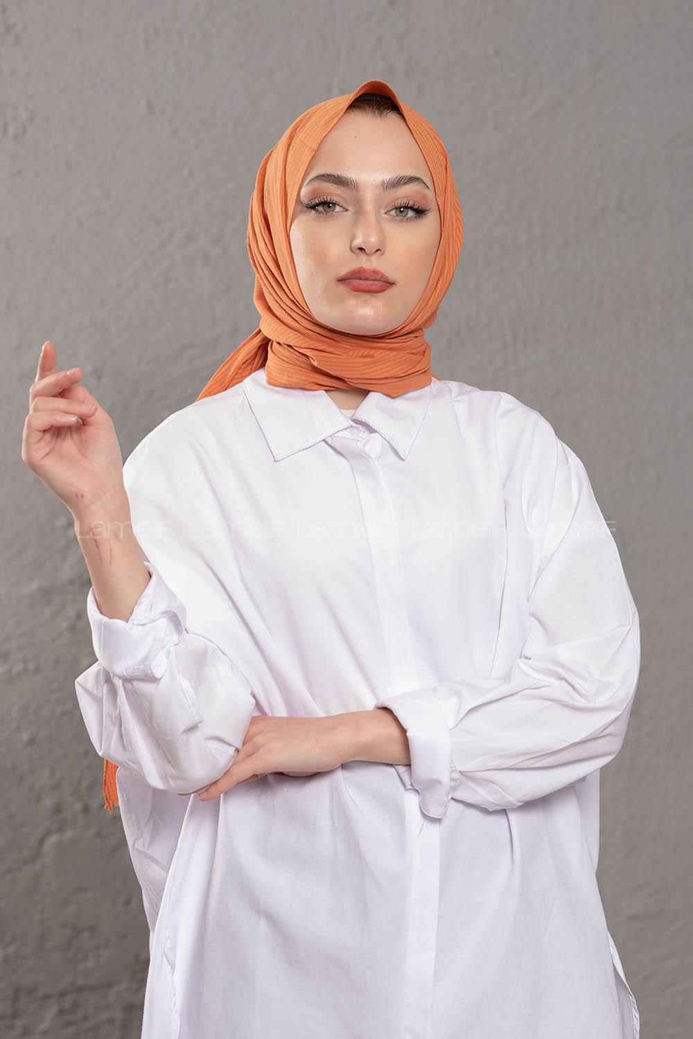 Modalamelif Açık Tarcın Stor  Desen Şal