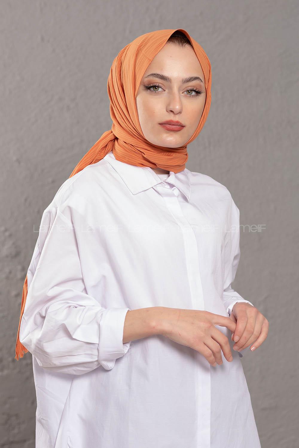 Modalamelif Açık Tarcın Stor  Desen Şal