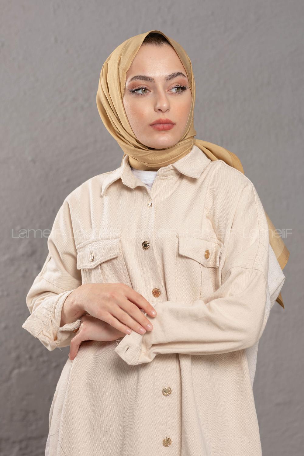 Modalamelif  Gold  Hardal  Modal Şal