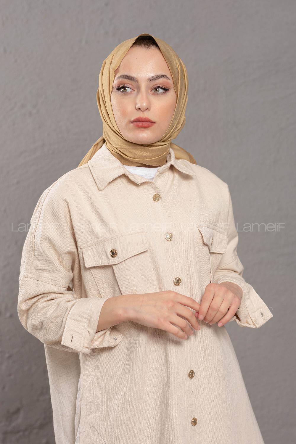 Modalamelif  Gold  Hardal  Modal Şal