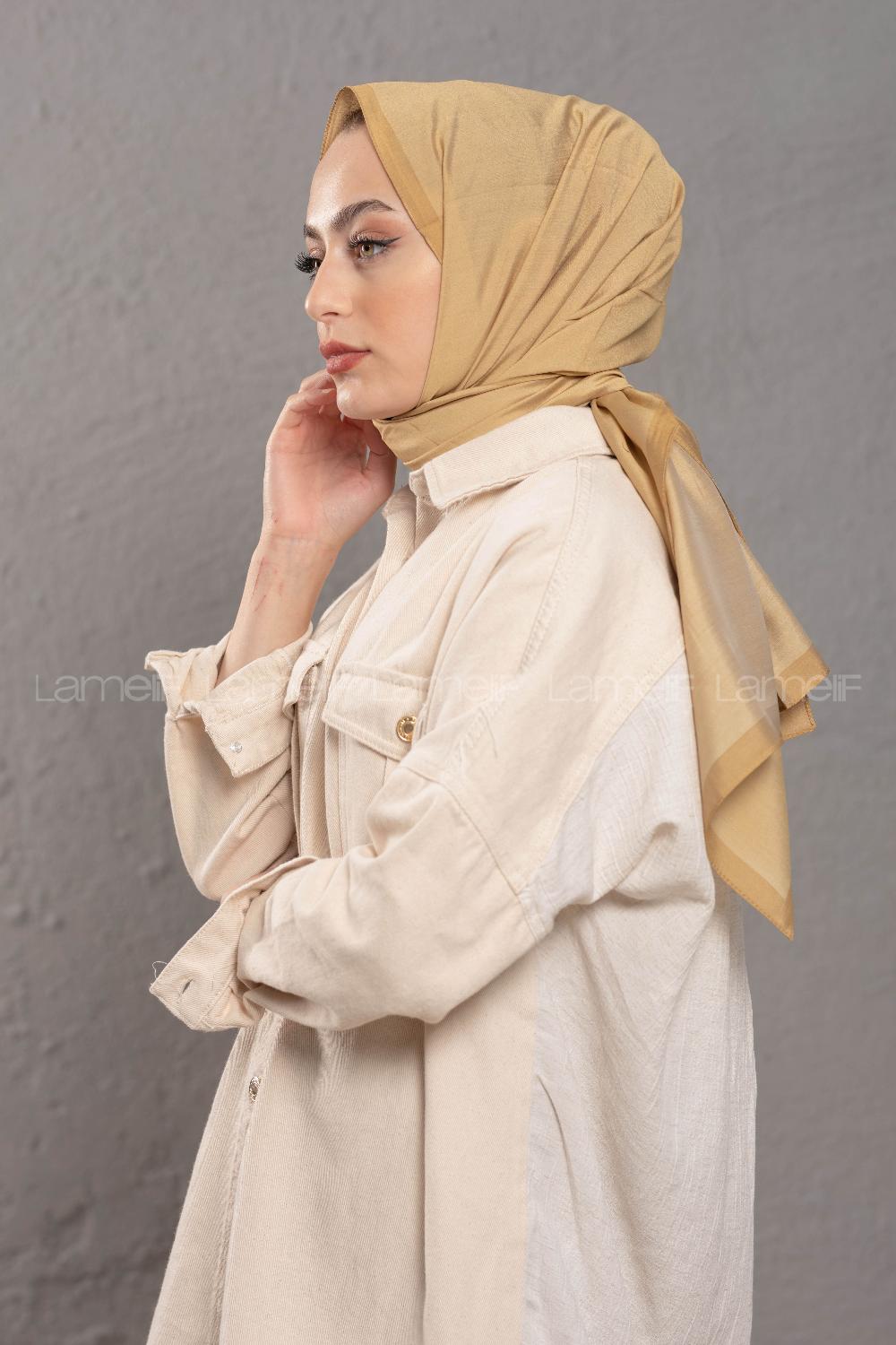 Modalamelif  Gold  Hardal  Modal Şal